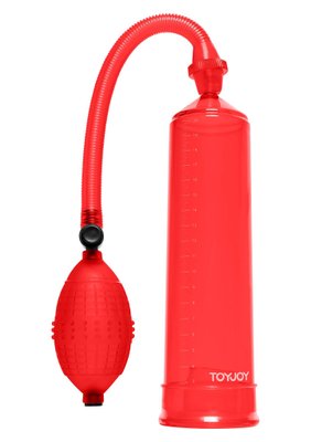 Помпа для пениса Pressure Pleasure Pump, 20 см (красный) 4352 фото