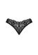 Seksowne koronkowe stringi Obsessive Donna Dream, M/L (czarne) 16170 zdjęcie 8