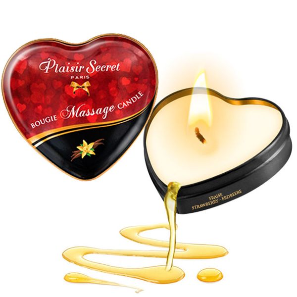 Świeca do masażu Plaisir Secret wanilia, 35 ml 18022 zdjęcie