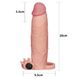 Насадка на пенис Pleasure X-Tender Flesh Add 3", 20 см (телесный) 14170 фото 2