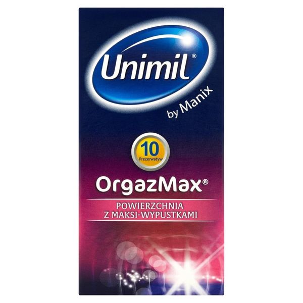 Презервативы Unimil Orgazmax с ребристой поверхностью, 10 шт 13217 фото