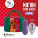 Jajko wibrujące Motion Love Balls Jivy, 8,3 cm (fioletowy) 12556 zdjęcie 1