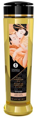 Массажное масло Shunga Erotic Massage ваниль, 240 мл 15115 фото