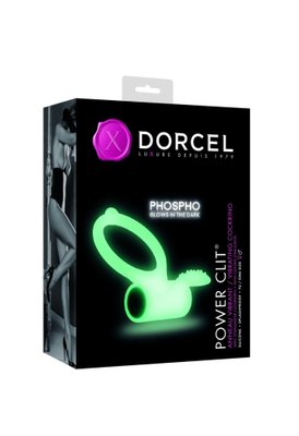 Neonowy pierścień erekcyjny z wibracją Dorcel Power, 7 cm (zielony) 12801 zdjęcie