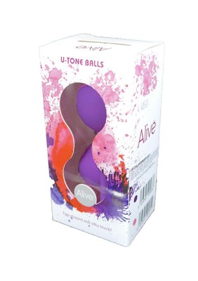 Вагинальные шарики Alive U-Tone,19.9 см (фиолетовый) 3878 фото