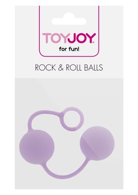 Вагинальные шарики Toy Joy Rock&Roll, 3,5 см (сиреневый) 7460 фото