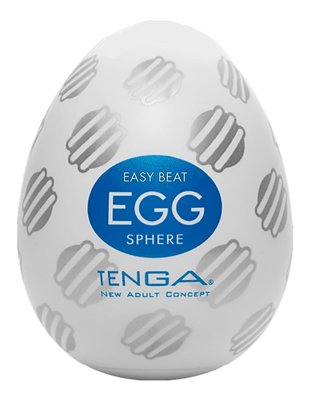 Мастурбатор яйцо Tenga Egg Sphere New Standart (синий) 14644 фото