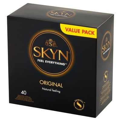 Prezerwatywy ultra cienkie Skyn Original bez lateksu, 40 szt 13226 zdjęcie
