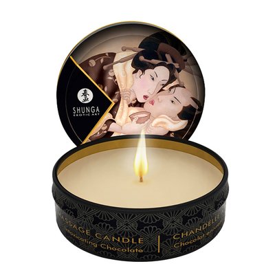 Świeca do masażu Shunga Massage Candle czekolada, 30 ml 18645 zdjęcie