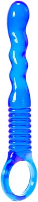 Dildo analne Ridged Anal Teaser Kinx, 19,5 cm (niebieski) 4744 zdjęcie