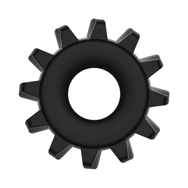 Pierścień erekcyjny Power Plus Cock Ring Series, 4,5 cm (czarny) 14442 zdjęcie