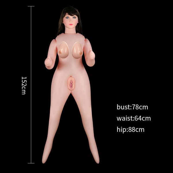 Lalka erotyczna LoveToy Silicone Boobie Super Love Doll, 152 cm (cielisty) 14597 zdjęcie