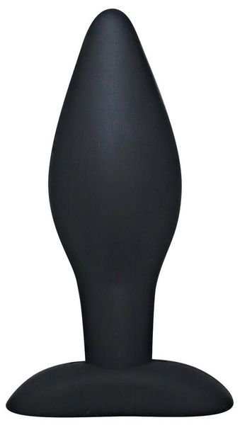 Korek analny Black Velvets Large, 12cm (czarny) 5092 zdjęcie