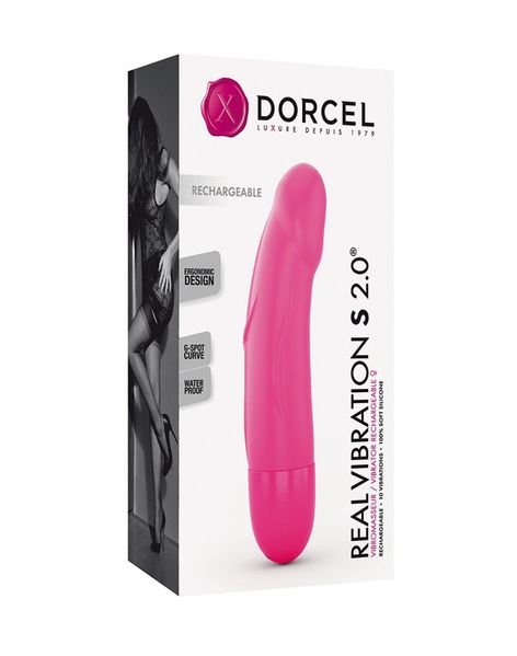 Вибратор для точки G Dorcel Real Vibration 2.0, 16 см (розовый) 12818 фото