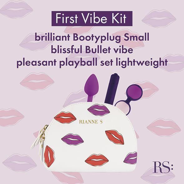 Zestaw zabawek erotycznych Rianne S Essentials First Vibe Kit, 3 sztuki (fioletowy) 12589 zdjęcie