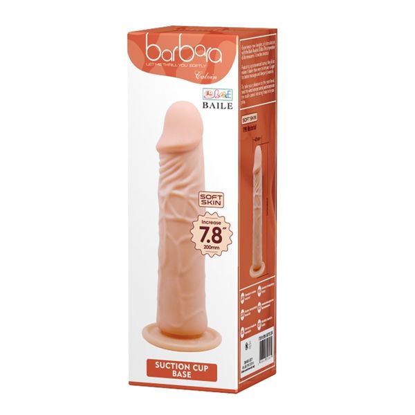 Dildo Barbara 7,8 &apos;&apos; Calvin Flesh, 20 cm (cielisty) 23535 zdjęcie