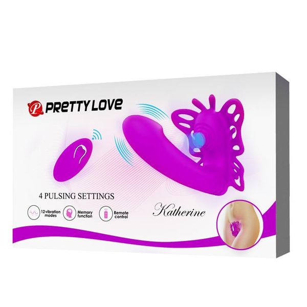 Вибратор Pretty Love Katherine, 10,9 см (фиолетовый) 12729 фото