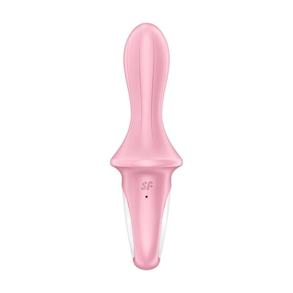 Надувной анальный вибратор Satisfyer Air Pump Booty 5+, 19 см (розовый) 17344 фото