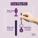 Набор секс-игрушек Rianne S Essentials First Vibe Kit, 3 шт (фиолетовый) 12589 фото 3