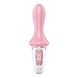 Надувний анальний вібратор Satisfyer Air Pump Booty 5+, 19 см (рожевий) 17344 фото 1