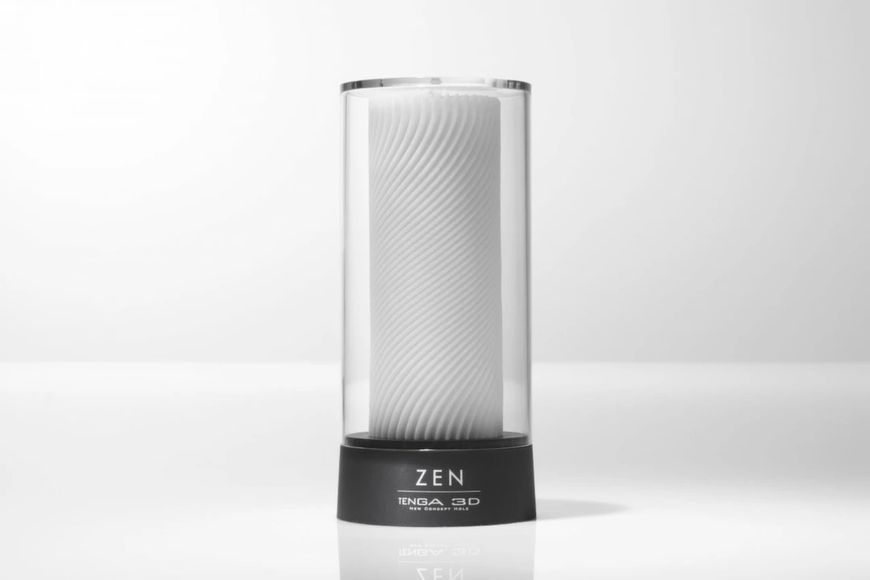 Мастурбатор Tenga Sleeve 3D Zen, 15,7 см (белый) 20789 фото