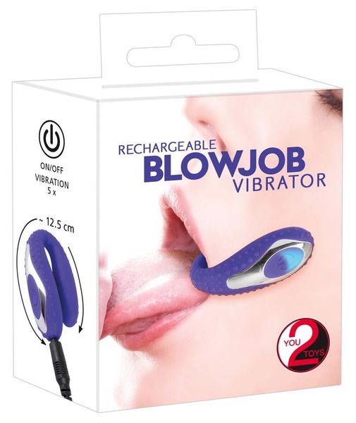 Wibrator do seksu oralnego Orion Hi-tech Blow Job, 12,5 cm (fioletowy) 9561 zdjęcie