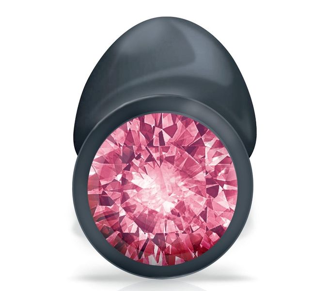 Korek analny z kryształem Dorcel Geisha Plug Ruby M, 8 cm (różowy) 12837 zdjęcie