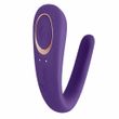 Wibrator dla par Satisfyer Double Classic, 17 cm (fioletowy) 19705 zdjęcie