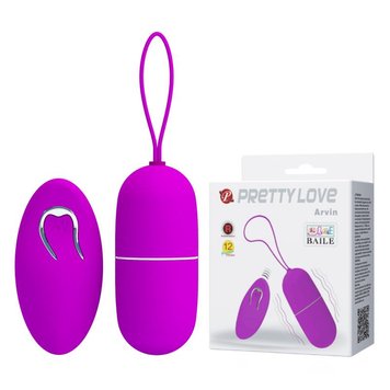 Виброяйцо Pretty Love Arvin Vibrating Egg, 7,9 см (фиолетовый) 7677 фото