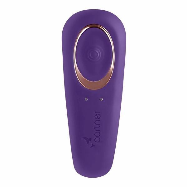 Wibrator dla par Satisfyer Double Classic, 17 cm (fioletowy) 19705 zdjęcie