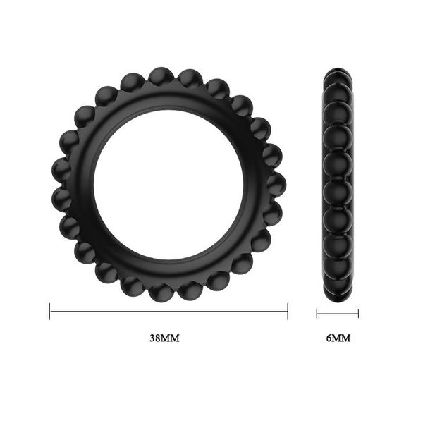 Набор эрекционных колец Baile Titan Cock Ring Set, 3 шт( чёрный ) 11159 фото