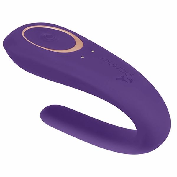 Wibrator dla par Satisfyer Double Classic, 17 cm (fioletowy) 19705 zdjęcie