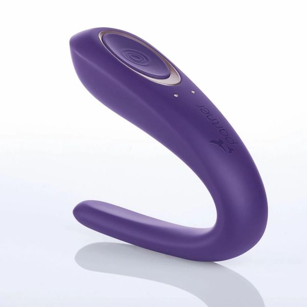 Wibrator dla par Satisfyer Double Classic, 17 cm (fioletowy) 19705 zdjęcie