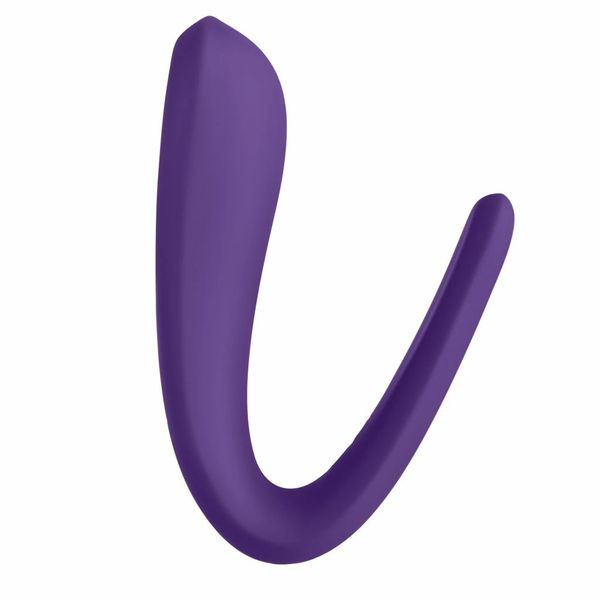 Wibrator dla par Satisfyer Double Classic, 17 cm (fioletowy) 19705 zdjęcie