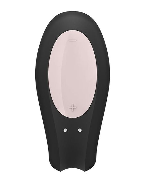 Вібратор для пар Satisfyer Double Joy, 9 см (чорний) 19164 фото