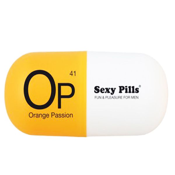 Masturbator Love To Love Sexy Pills Orange Passion, 7 cm (pomarańczowy) 18000 zdjęcie