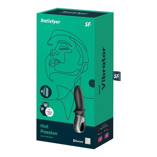 Вібратор Satisfyer Hot Passion, 18 см (чорний) 13275 фото