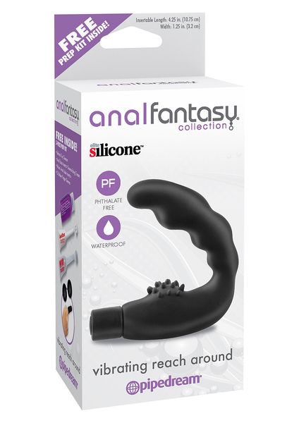 Stymulator prostaty Pipedream Anal Fantasy Collection Vibrating Reach Around, 10.7 cm (czarny) 4171 zdjęcie