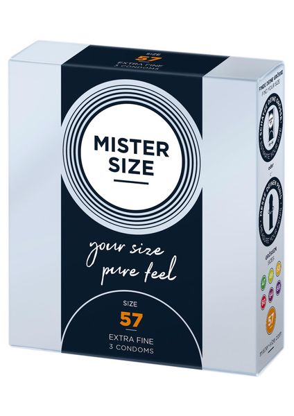 Презервативы Mister Size 57, 18,5 см (прозрачный) 20725 фото