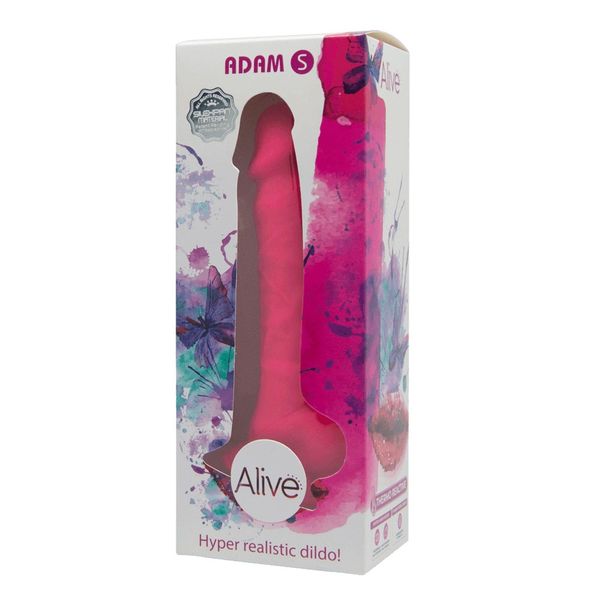 Dildo Alive Adam S, 18 cm (fuksja) 8873 zdjęcie