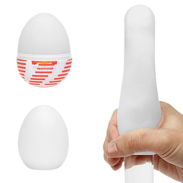 Мастурбатор яйце Tenga Egg Tube, 6,1 см (білий) 18542 фото