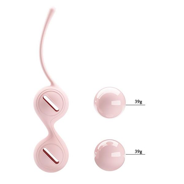 Kulki gejszy Pretty Love Kegel Tighten Up, 16,3 cm (Jasnoróżowy) 7699 zdjęcie