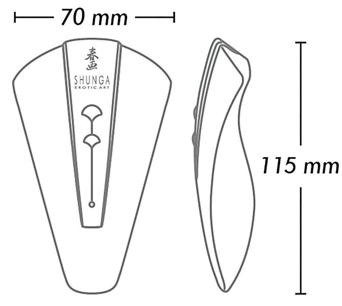 Wibrator łechtaczkowy Shunga Obi, 11,5 cm (malinowy) 15186 zdjęcie