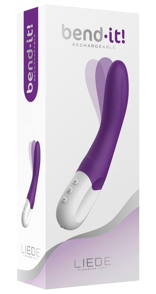 Wibrator Liebe Pleasure Toys Bend-It, 22 cm (fioletowy) 23619 zdjęcie