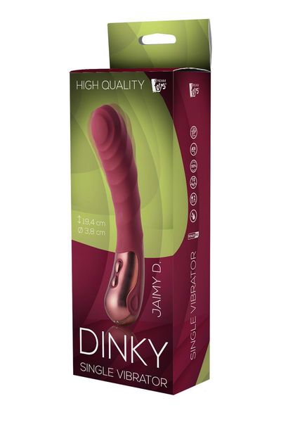 Wibrator Dinky Single Vibrator Jaimy D, 19,4 cm (bordowy) 24193 zdjęcie