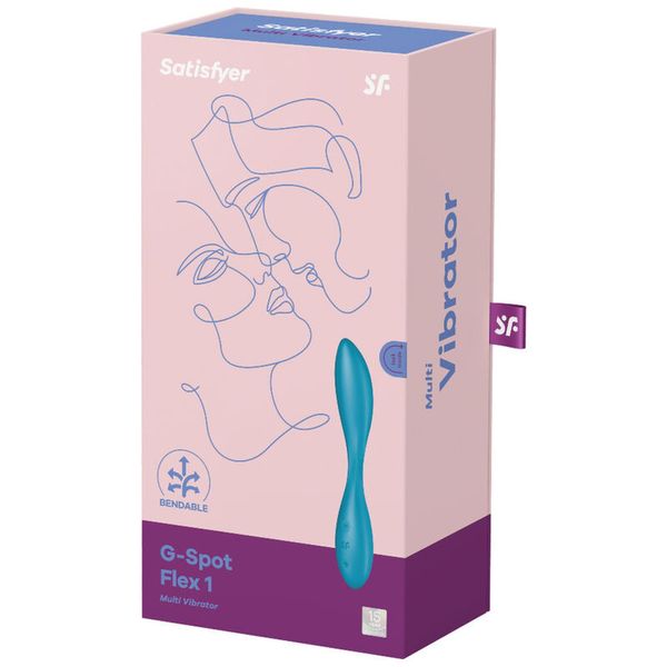 Wibrator Satisfyer G-Spot Flex 1, 19.5 cm (niebieski) 13770 zdjęcie