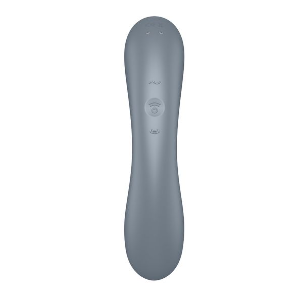 Vacuum stymulator łechtaczki Satisfyer Curvy Trinity 1, 17 17 cm (szary) 36767 zdjęcie