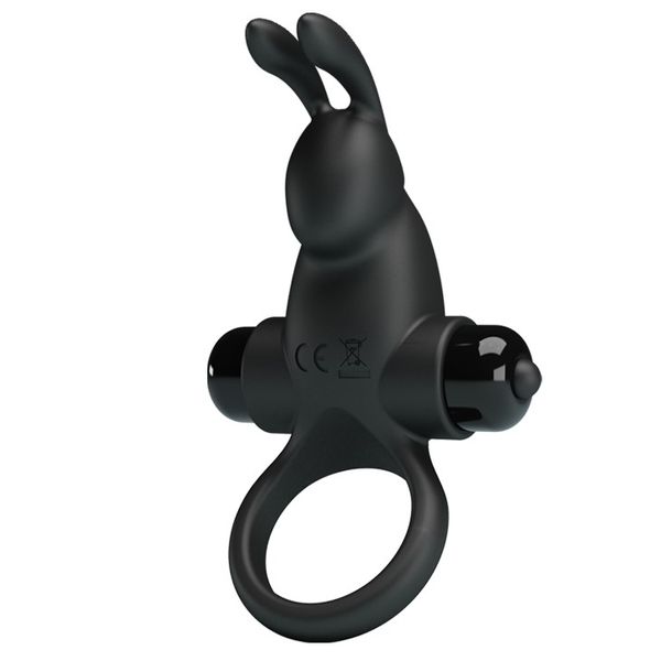 Pierścień erekcyjny Pretty Love Vibrant Penis Ring I, 11,3 cm (czarny) 21929 zdjęcie