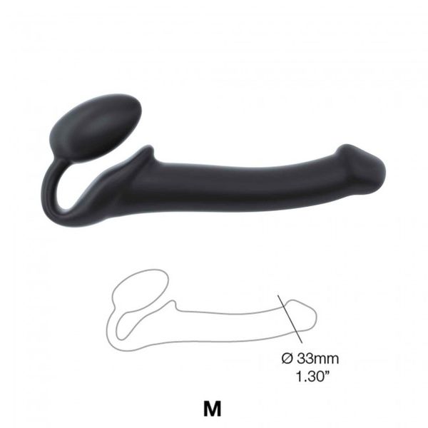 Strapon bez pasków Strap-On-Me M, 15,6 cm (czarny) 13739 zdjęcie