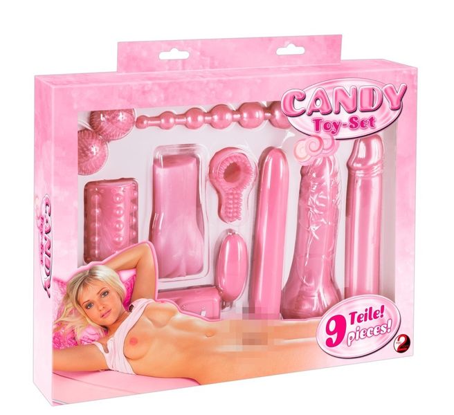 Zestaw zabawek erotycznych Orion Candy Toy Set, 9 przedmiotów (różowy) 5202 zdjęcie